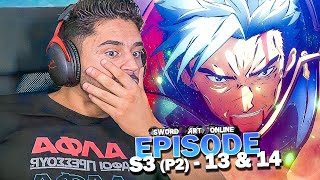 VECTOR VS BERCOULI Quel roi ce mec SWORD ART ONLINE SAISON 3 PARTIE 2 EPISODE 13 amp 14 REACTION FR [upl. by Zusman]