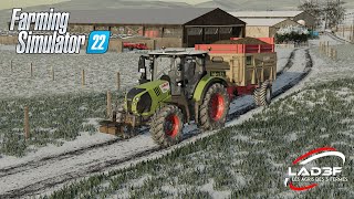 Farming Simulator 22  Transport de fumier 2024  LAD3F [upl. by Amorita]