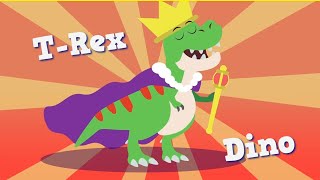 🎶Tyrannosaurus Rex Dinosaur Song  Dinosaur Cartoon Songs for preschoolers🎶 [upl. by Rogerio526]