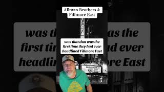 Allman Brothers Band as Fillmore East headliner [upl. by Kaitlynn]