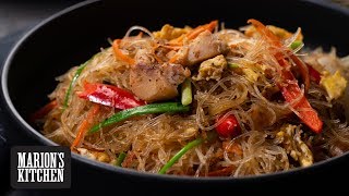 Thai Stirfried Glass Noodles  Marions Kitchen [upl. by Schmidt]