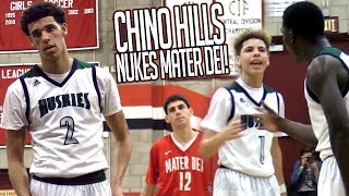 PRIME CHINO HILLS DESTROYS MATER DEI Lonzo Ball QUADRUPLE DOUBLE Worst MD Loss OF ALL TIME [upl. by Eniwtna]