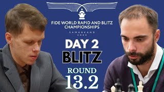 Vladislav Artemiev vs Alexander Riazantsev  World Blitz Championship 2023  Round 132 [upl. by Clie]