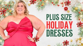 Plus Size Holiday TryOn Haul from Anthropologie [upl. by Afrika65]