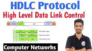 High Level Data Link Control HDLC with Frame Format in Hindi  Computer Network Lectures in Hindi [upl. by Lubeck]