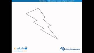 yoestudioclMatemáticasCalcular áreas de polígonos irregulares [upl. by Akemit]