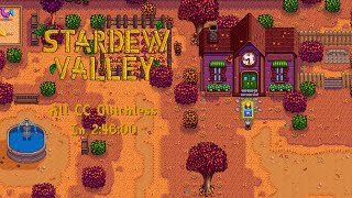 Stardew Valley Speedrun  Community Center Glitchless in 24600 [upl. by Henryk]