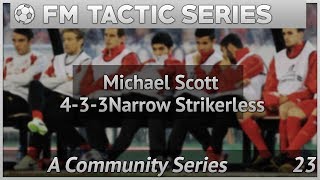 FM17  FM Tactics Michael Scott 433 Narrow  Football Manager 2017 [upl. by Swerdna881]