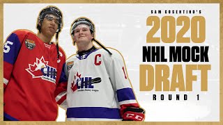 2020 NHL Mock Draft ALL 31 FirstRound Picks w Sam Cosentino [upl. by Ardnaek]