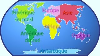 Apprendre les continents [upl. by Lune]