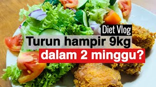 2 DietVlog Malaysia Siapa kata diet tanpa sebarang excercise tak boleh turun berat [upl. by Anires]