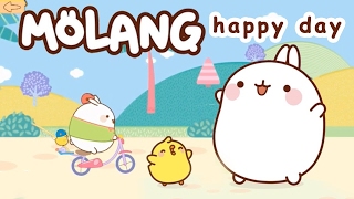 MOLANG A HAPPY DAY  FUN GAMES FOR TODDLERS Fun Activity App for Kids [upl. by Jorrie774]