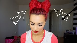 Bow hair bun tutorial [upl. by Holly-Anne]