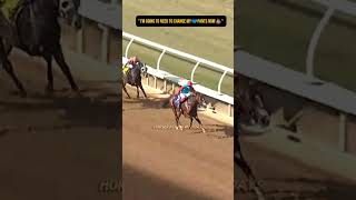 😱🩲💩Jockey Loses Irons and balance but stays on to win [upl. by Amaras]