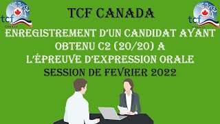 TCF CANADA  Simulation dun examen de lépreuve dexpression Orale Février 2022 [upl. by Rufus]