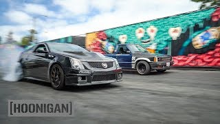 HOONIGAN DT 063 Twin Turbo Pickup VS 1000HP CTSV SPACERACE [upl. by Naujyt40]