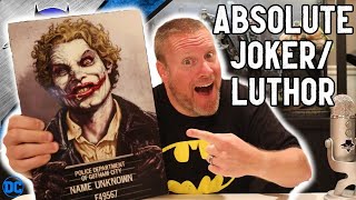 DC Comics Absolute LuthorJoker Deluxe Hardcover Book Review Bermejo amp Azzarello [upl. by Sabino]