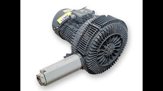 Used 126KW 17HP Republic Blower Systems Regenerative Blower Model No HRB1102 [upl. by Norreht]