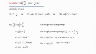 Bevis for logaritmeregneregel logablogalogb [upl. by Fred]