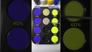 Guess The Color Challenge Violet  light green   colormixing asmr satisfying [upl. by Ttayh809]