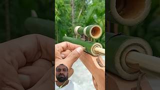 Bamboo Creations with DIY Bamboo Slingshots bambooshoot toys bamboo airsoft [upl. by Anitsim]