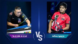 TaLi LIN 林達理 vs Jeffrey Ignacio｜2024 Maldives Open 10Ball Championship 馬爾地夫公開賽 [upl. by Annej]