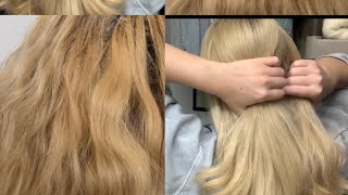 Lightening Hair to Platinum without Bleach Hilift Blonde Haircolor 12N Review and Results [upl. by Reni]