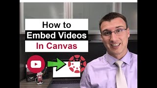 How to Embed YouTube Videos in Canvas [upl. by Ekihc217]