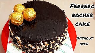 Ferrero Rocher Cake in Tamil  No Oven  How To Make Ferrero Rocher Cake at Home  Nutella Cake 😋 😋😋 [upl. by Yromas]