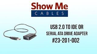 USB 20 to IDE or Serial ATA Drive Adapter 23201002 [upl. by Kerr]