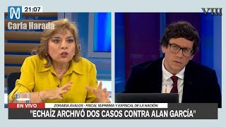 Zoraida Ávalos quotLa Dra Echaíz ─quien impulsa mi destitución─ archivó dos casos contra Alan Garcíaquot [upl. by Anwahsad]