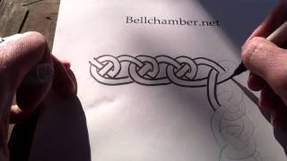 How to Draw Celtic Knots 8  Border Triskele Durrow  22 [upl. by Bartolomeo993]