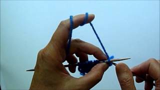 Knitting For Beginners  Moss Stitch With Even Number Of Stitches [upl. by Enywtna]