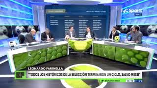 ESTUDIO FUTBOL  17 DE AGOSTO 2018  PAGANI ENAMORADO CON LA LISTA DE LA SELECCIÓN  HABLO LAMMENS [upl. by Armil621]