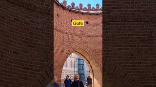 warsaw barbican Gate Poland 😲 shorts warsawpoland [upl. by Ginnifer]