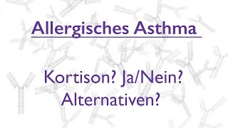 Asthmatherapie Ist Kortison schädlich [upl. by Mendy]