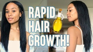 5 Best Oils For FASTER Hair Growth 🙌🏽 [upl. by Gannie]