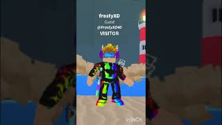 FROSTY DID CHIKIRI BAI BAI TREND robloxdanceshorts [upl. by Martineau]