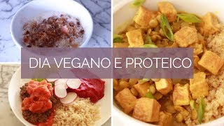 1 DIA DE REFEIÇÕES VEGANAS PROTEICAS Receitas Veganas  MARINA MORAIS [upl. by Myra]