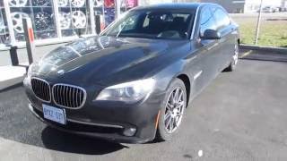 2009 BMW 750LI WITH 19 INCH CUSTOM RIMS amp TIRES [upl. by Ennaitak]