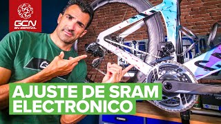 3 trucos para ajustar un cambio SRAM electrónico [upl. by Eiuqnimod]