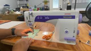 My New Sewing Machine Janome 1600p Review and Features [upl. by Kristin]