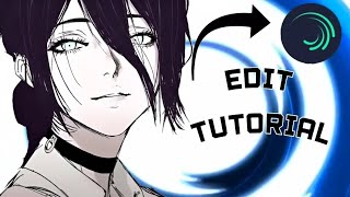 Watch Me Edit a Trending Manga Edit in Alight Motion • Preset Included • Tutorial [upl. by Masera]