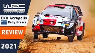 Review of WRC EKO Acropolis Rally Greece 2021  Memorable Moments [upl. by Releyks]