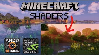 Minecraft shaders RTX 2060 super 8GB Ryzen 5600G [upl. by Kcired]