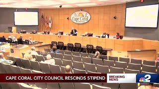 Cape Coral City Council votes to repeal stipend for council members [upl. by Allx]