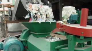 PPPE film crushing washing drying pelletingmpg [upl. by Retnuh157]