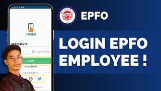 How To Login EPFO Employee Account  EPFO Employee Login Online [upl. by Nessah696]