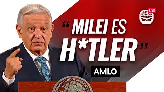 AMLO comparó a Javier Milei con NO SE PUEDE DECIR EN YOUTUBE [upl. by Palermo]