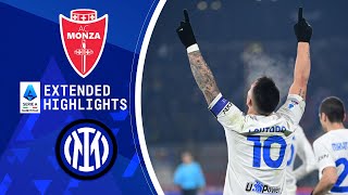 Monza vs Inter Extended Highlights  Serie A  CBS Sports Golazo [upl. by Atsirtal797]